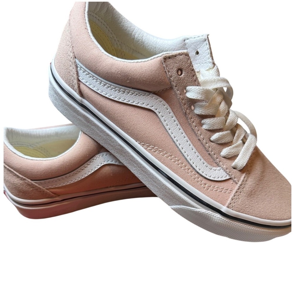 Vans Old Skool‎ Color Theory Rose Smoke Pink Suede Canvas Sneakers VN0005UEB0L